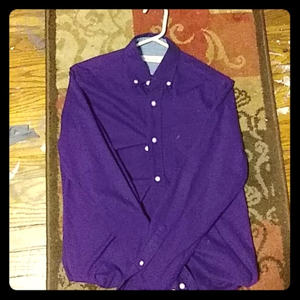 Royal purple nautica shirt